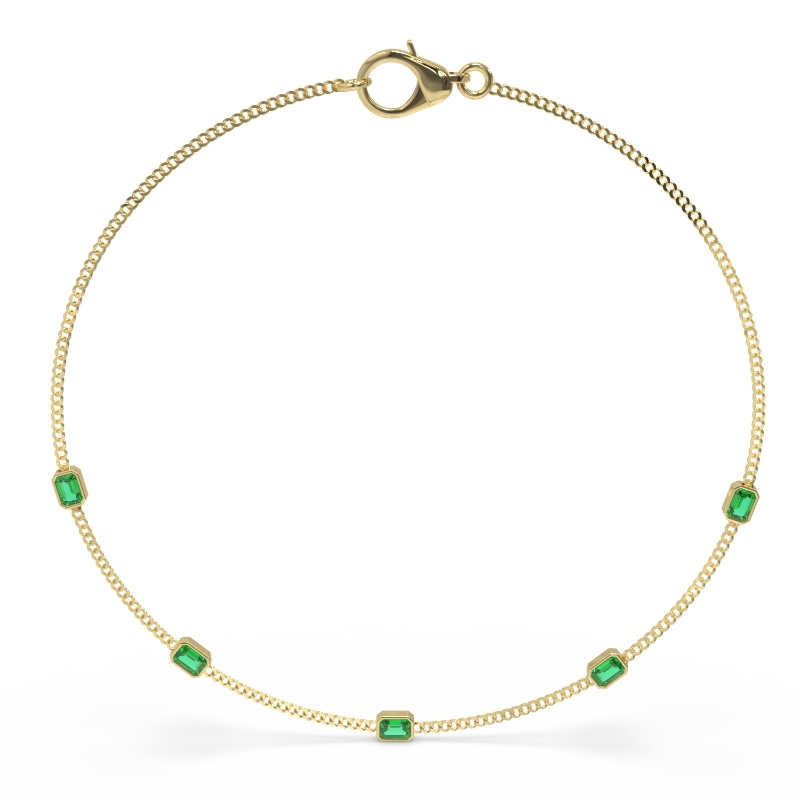 EMERALD CUBAN CHOKER